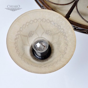 Люстра потолочная CHIARO 382012812 Айвенго 12x60W E27